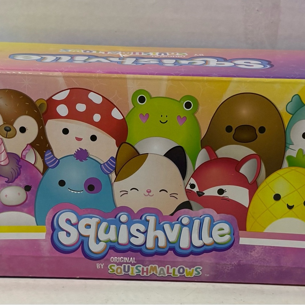Squishville by Squishmallows Colorful Plush Toy Set